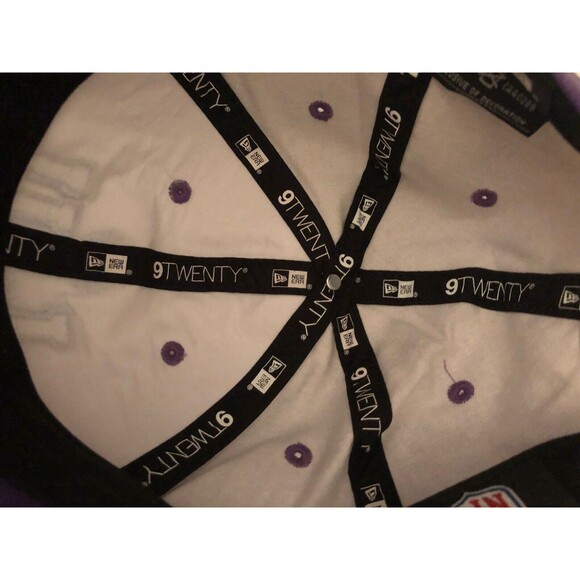 Super Bowl LII New Era 920 Hat Cap Adjustable Purple Grey Pre-Owned - Picture 5 of 6